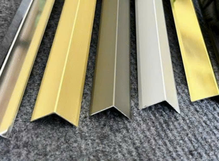 NẸP TRANG TRÍ CHỮ V - INOX MÀU