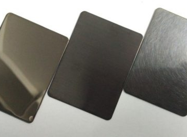 TẤM INOX VÂN CÁT ĐEN