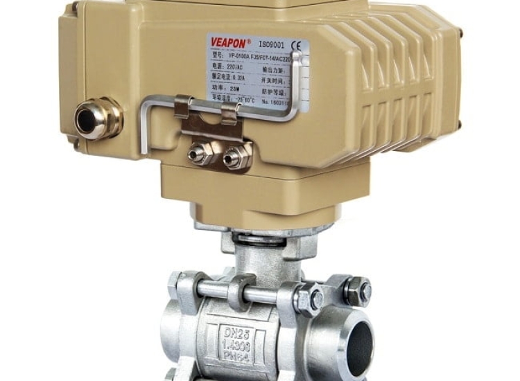 VAN BI  INOX 2 PC ĐIỀU KHIỂN ĐIỆN