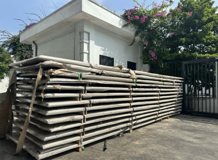 Tấm inox 304  dày 10mm/NO.1