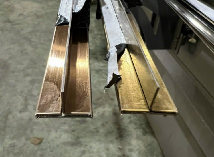 NẸP TRANG TRÍ CHỮ T - INOX MÀU